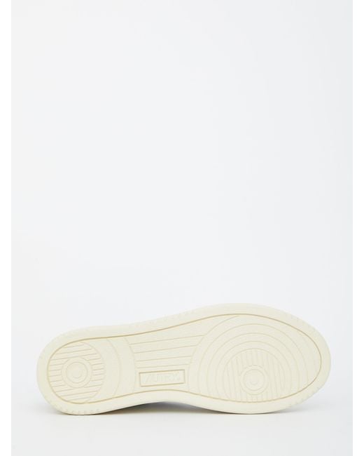 Autry White Suede Leather Shoes for men