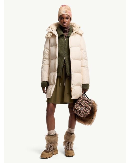 Moncler Natural Litte Square Down Jacket