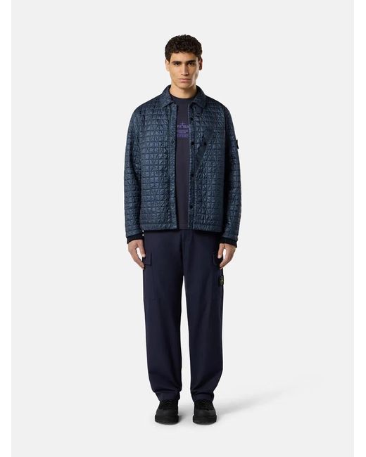 Stone Island Blue 3100012 Panama Cotton for men