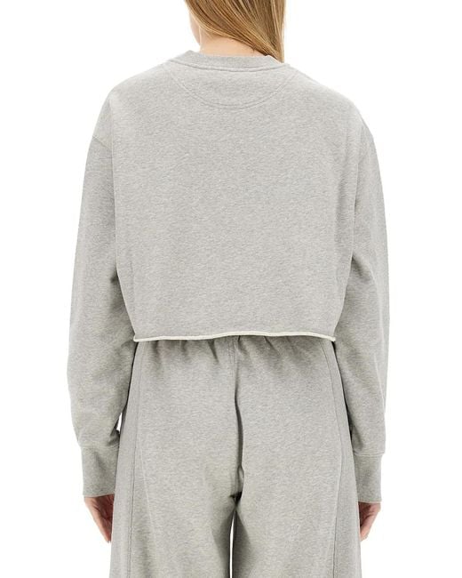 Stella McCartney Gray Sweatshirt With Logo
