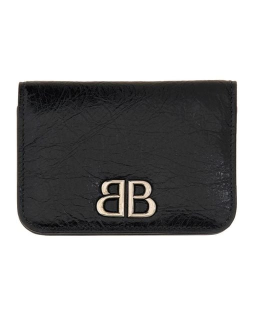 Balenciaga Black Card Holder Monk