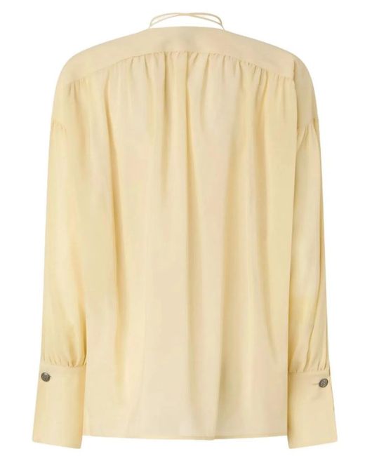 Pinko Natural Sea Mist Cotton Shirt