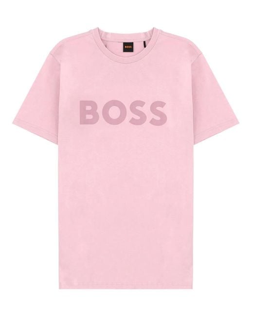 Boss Pink "Thinking 1" T-Shirt for men