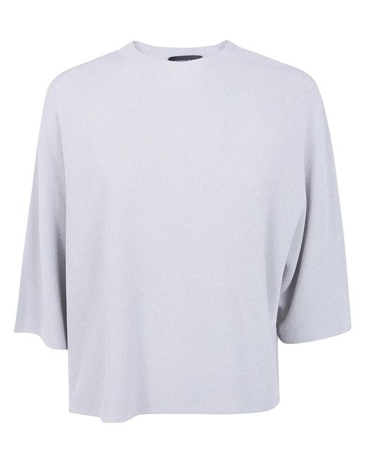 Fabiana Filippi White Cotton Blend-T-Shirt