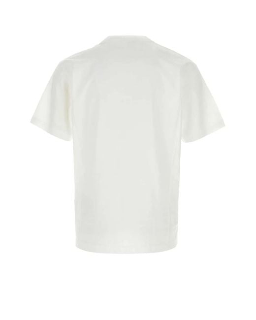 Prada White Crew Neck T-Shirt for men