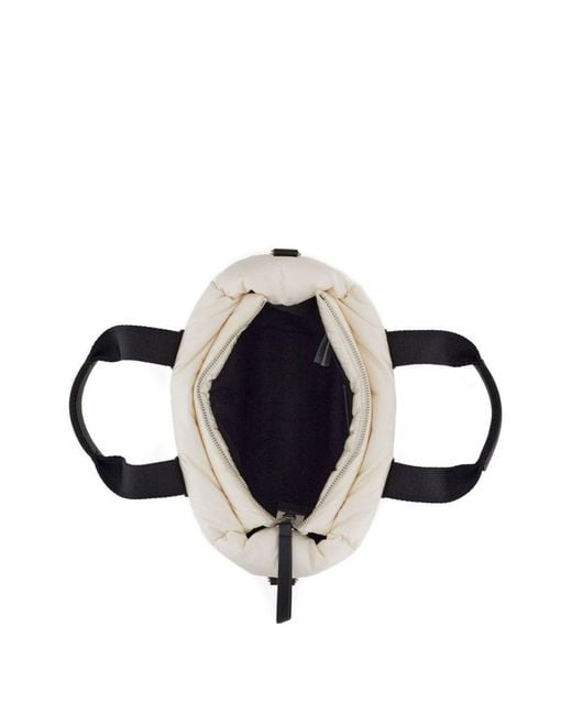 Moncler White Caradoc Nylon Mini Tote
