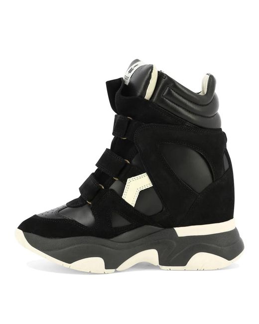 Isabel Marant Black "Balskee" High Top Sneakers