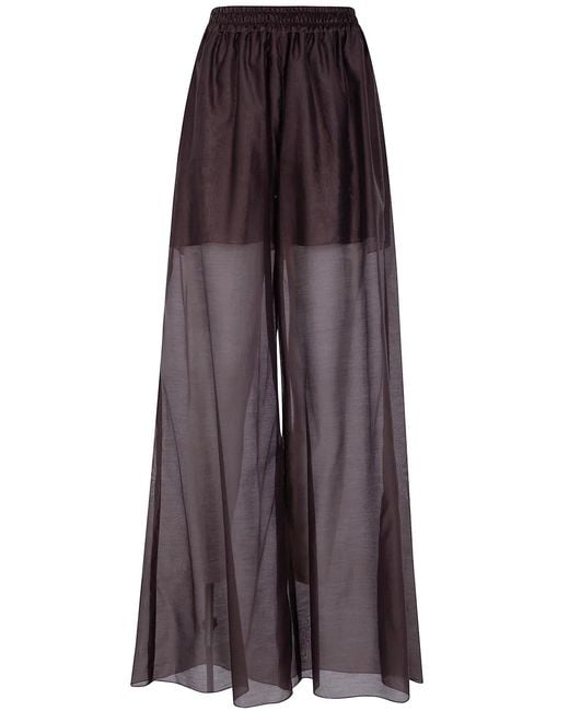 DR. HOPE Purple Lyocell Trousers