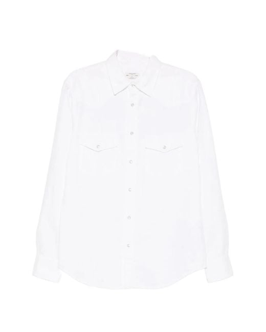 Jacob Cohen White Cotton Blend Shirt for men