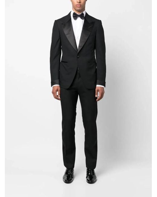 Tom Ford Black Shelton Evening Sb Suit for men