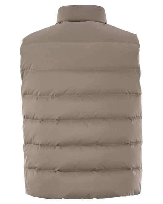 Fay Brown Down Vest for men