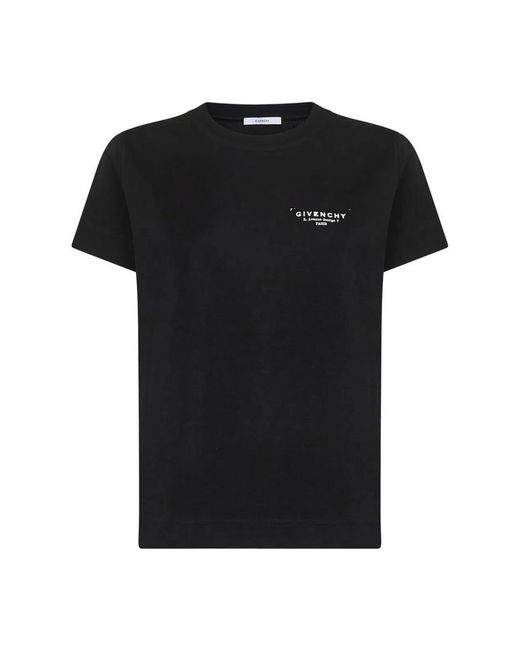 Givenchy Black Cotton T-Shirts