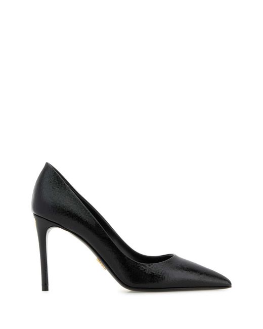 Prada Black Heeled Shoes