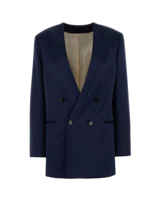 Alberta Ferretti Blue Jacket