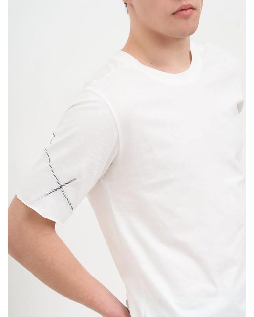 Thom Krom White Sleeveless T-Shirt for men