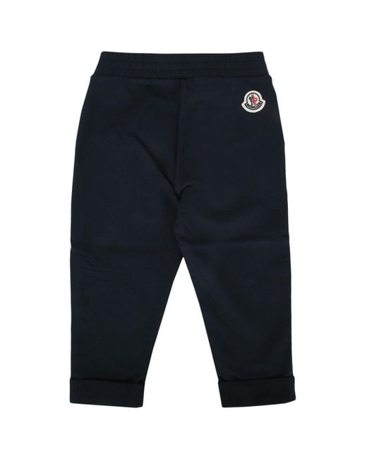 Moncler Blue Sweat Bottoms