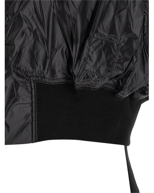 Rick Owens Black 'Tatlin Bomber' Vest