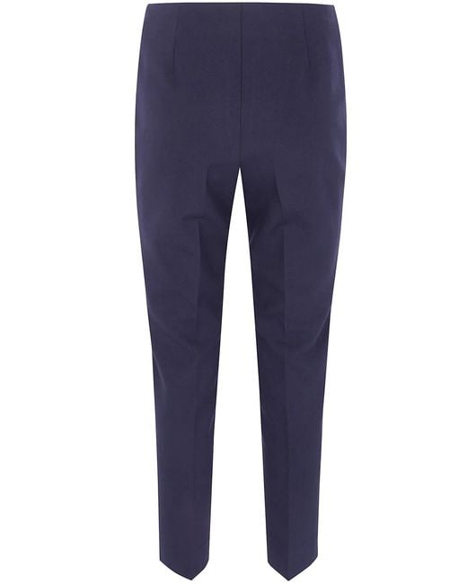 Peserico Blue Bistrech Compact Trousers