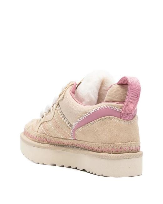 Ugg Pink "Lowmel Meadow" Sneakers