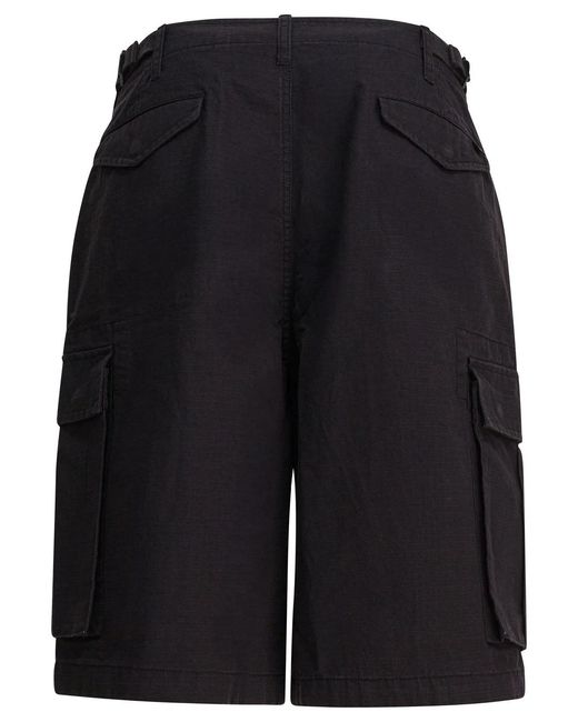 Stussy Black Stussy Cargo Short Ripstop for men