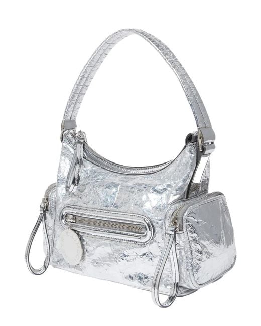 Stella McCartney Gray Cotton Blend Bag