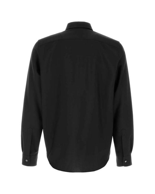 Jil Sander Black Shirt 240 for men