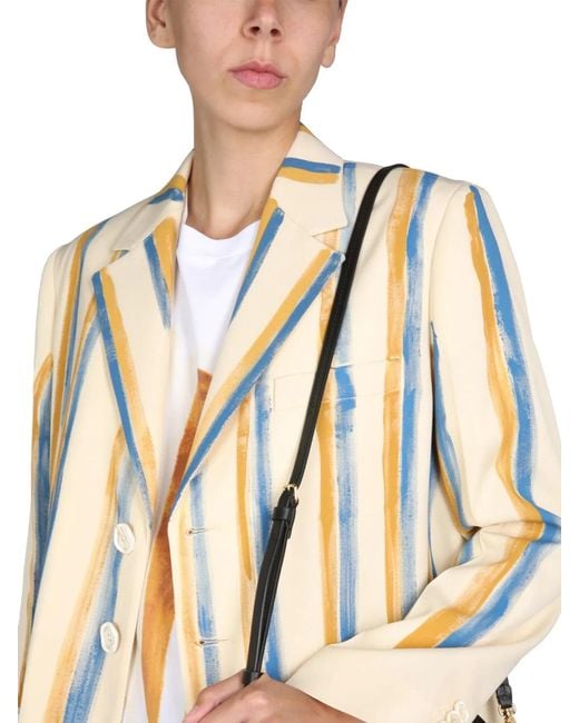 Marni Natural Single-Breasted Jacket