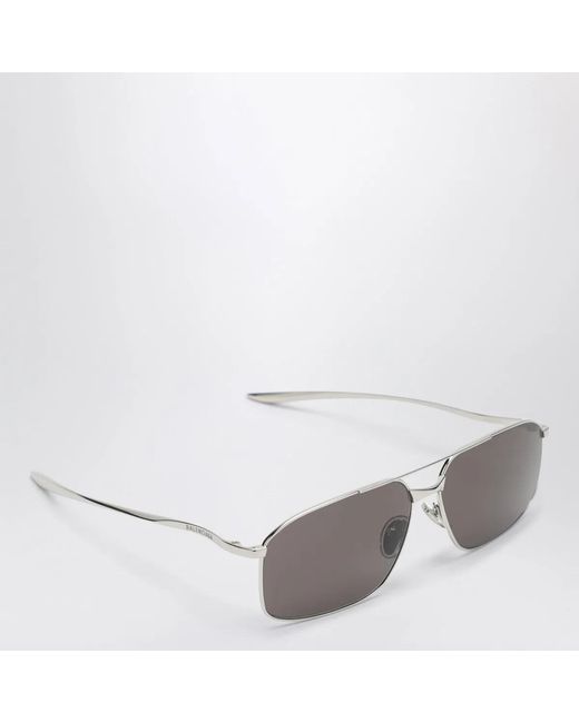 Balenciaga Gray Rectangular/ Sunglasses