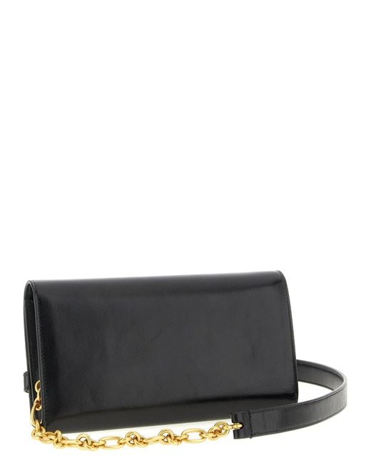 Balmain Black 'Shuffle' Wallet Chain