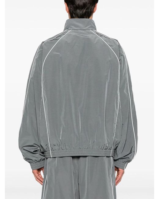 Balenciaga Gray Cotton Blend Sweatshirt for men