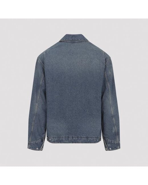 Carhartt Blue Og Detroit Jacket for men