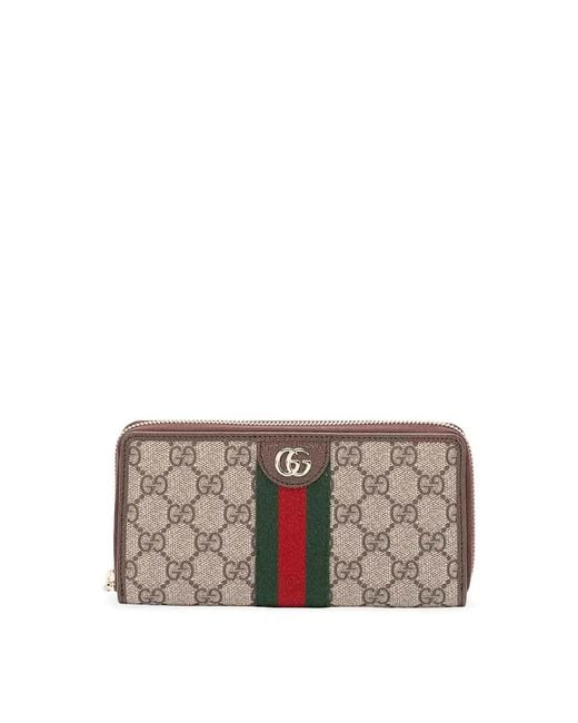 Gucci Gray 'Ophidia' Wallet