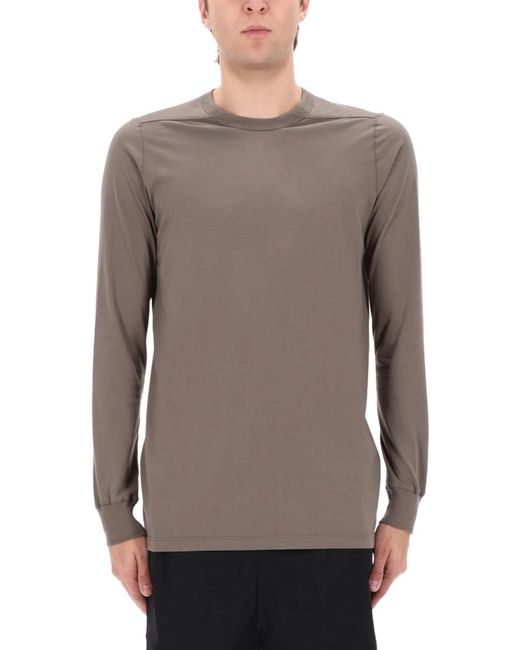 Rick Owens Brown Level Ls T-Shirt for men