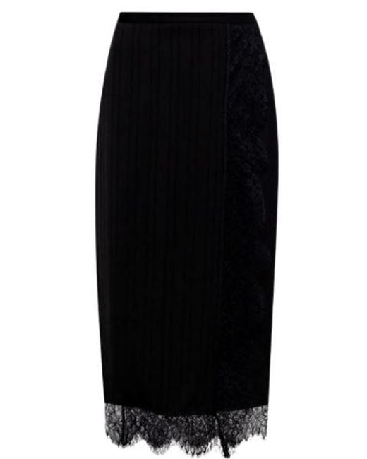 Twinset Black Polyester Skirt