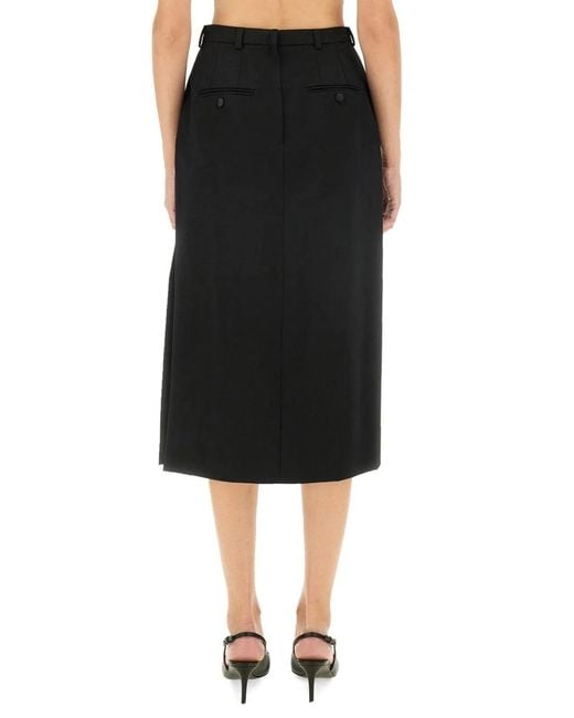 Dolce & Gabbana Black Dolce & Gabbana Longuette Skirt