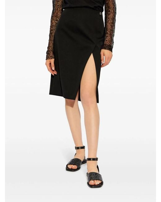 Givenchy Black Wool Skirt