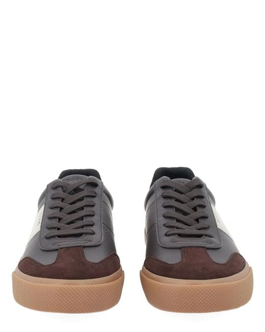 Boss Brown Sneaker With Logo for men