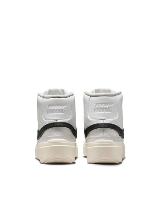 Nike White Blazer Phantom Mid Sneakers