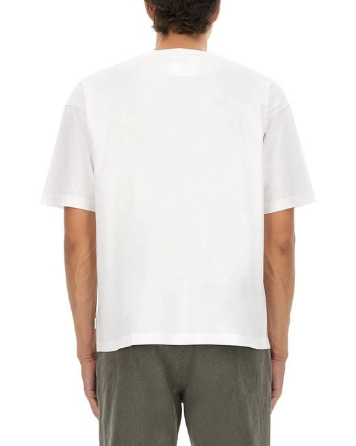Aspesi White T-Shirt With "My Favorite Things" Print for men