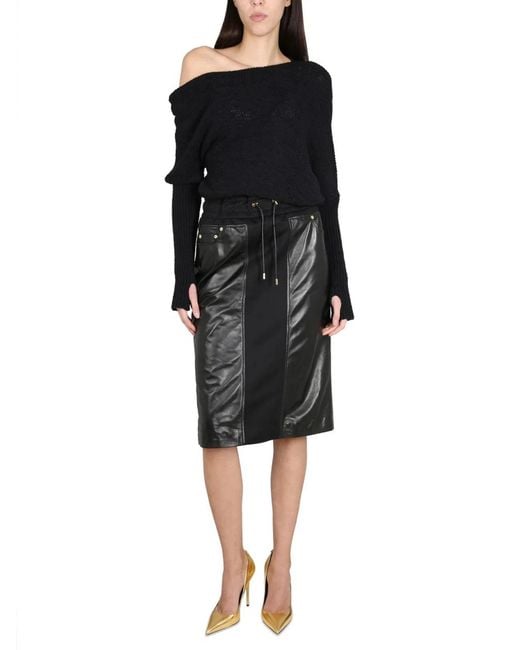 Tom Ford Black Silk Blend Skirt
