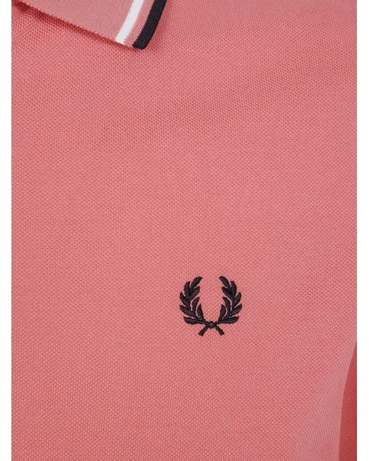 Fred Perry Pink Polo Con Logo for men