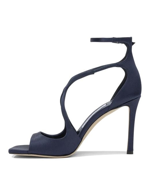 Jimmy Choo Blue "Azia 95Mm" Heeled Sandals