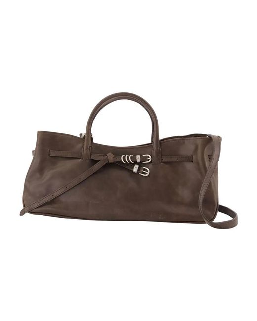 MARGE SHERWOOD Brown Grandma Used Bag