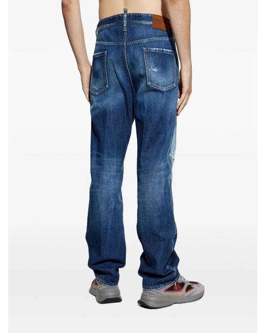 DSquared² Blue Classic Denim Pants for men