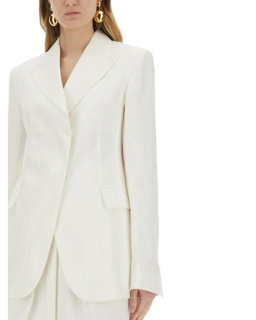 Max Mara White Jacket Cera