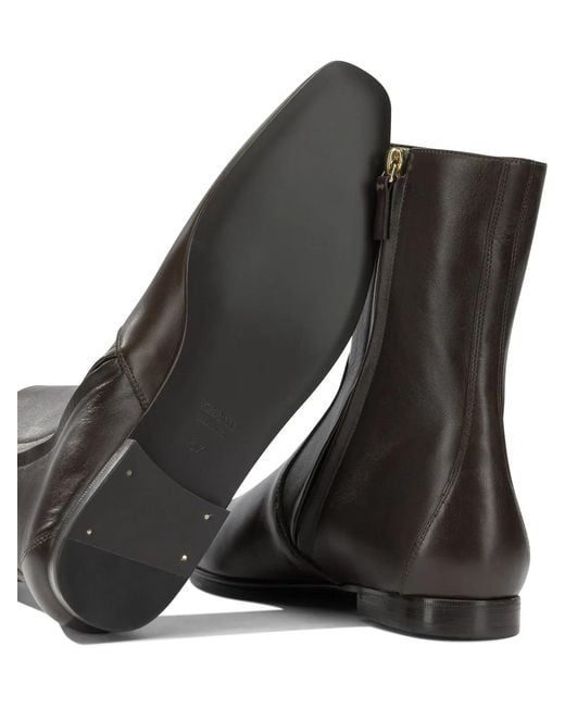 Khaite Brown Booties