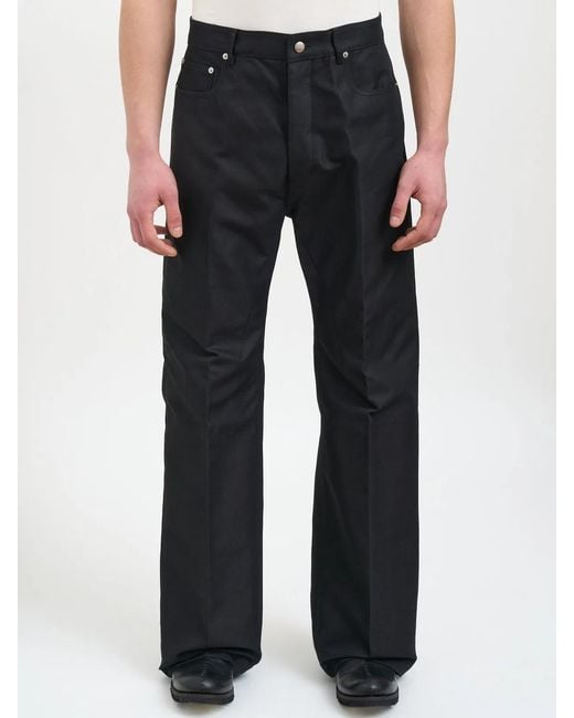 Rick Owens Black Pantaloni Geth Jeans for men