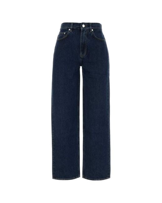 Loulou de Saison Blue Samur Lds Straight Leg Jeans