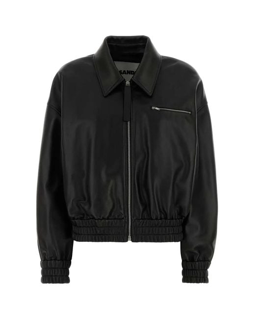 Jil Sander Black Blouson 23 Lh