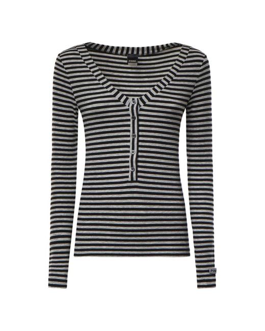 Pinko Black Viscose Sweater